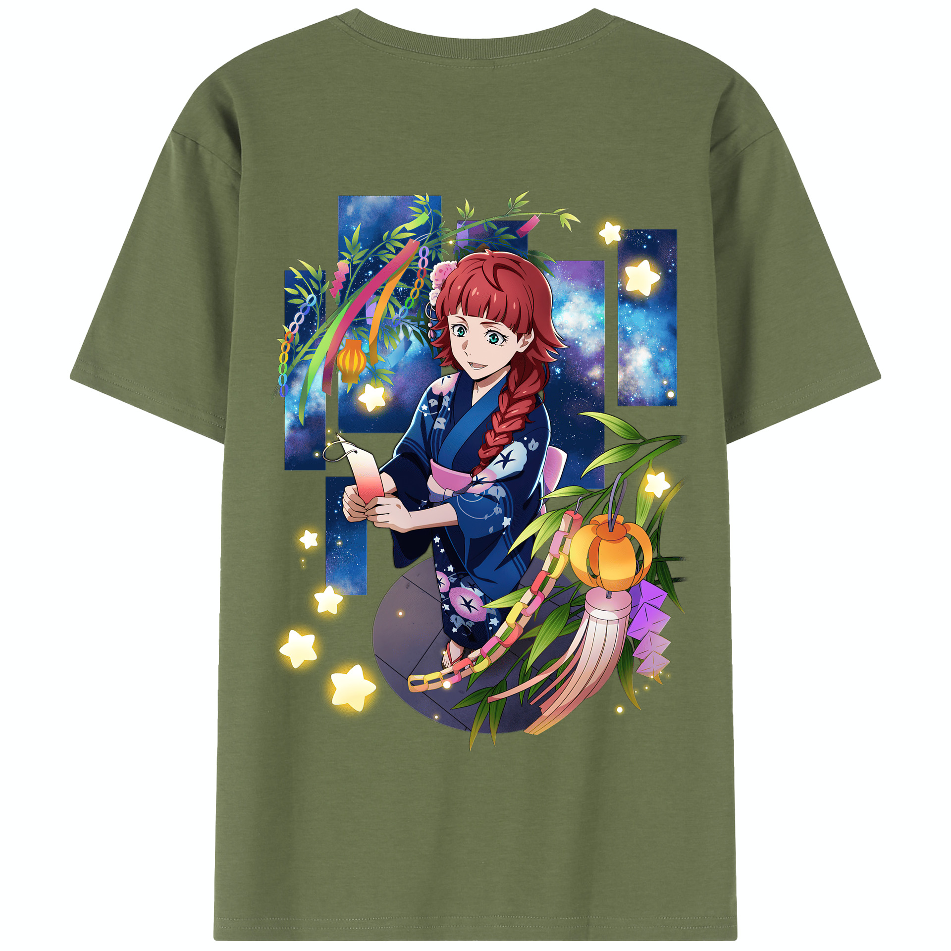 （画像用） 文豪ストレイドッグス Bungo Stray Dogs 綿100％半袖Tシャツ（背面プリント）